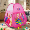 Pink-Princess-Castle-Play-Tent Pink princess play tent with colorful balls