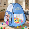 Frozen-Elsa-Anna-Play-Tent Blue Frozen theme tent house for kids